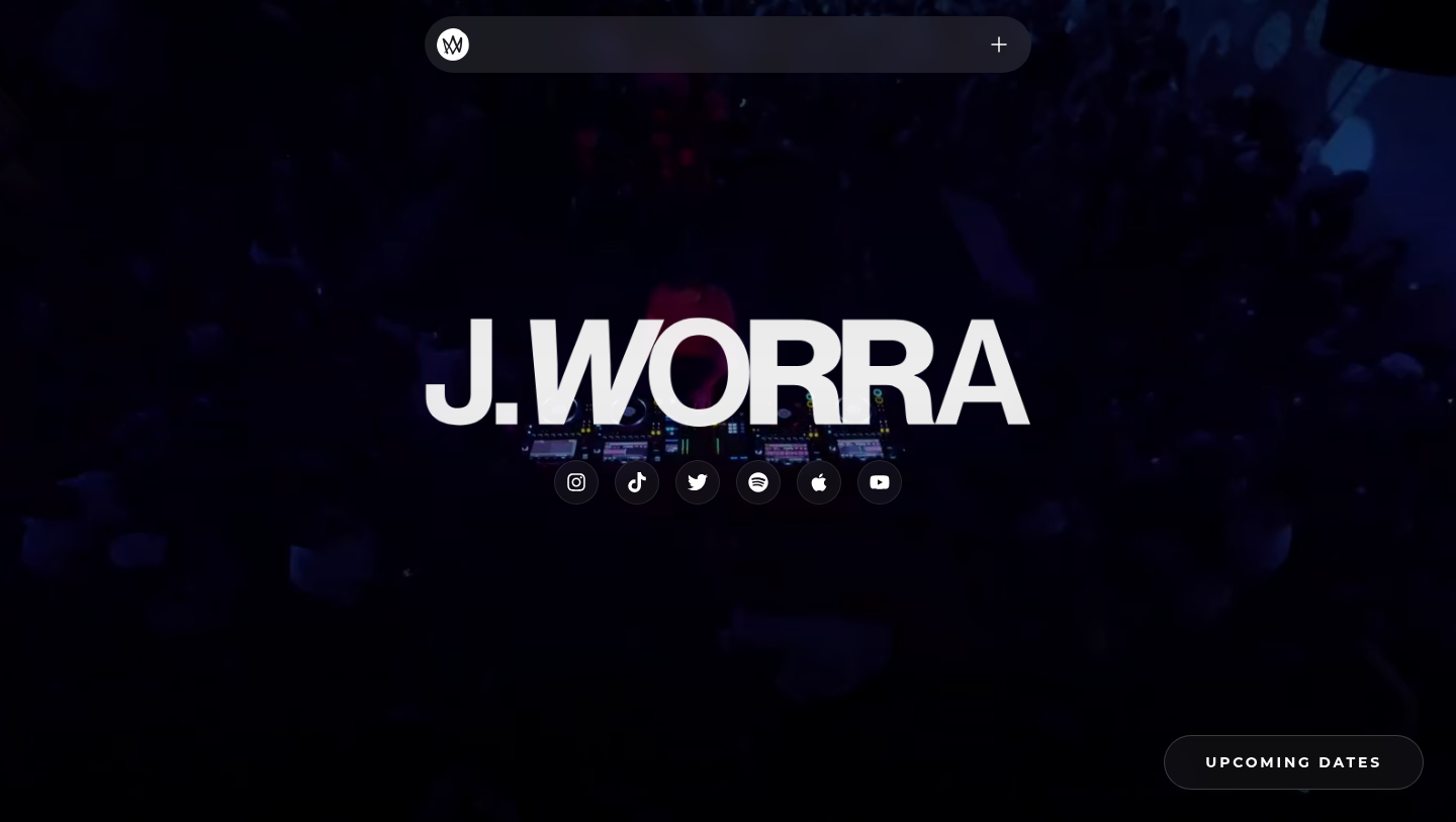 Homepage: Full desktop view