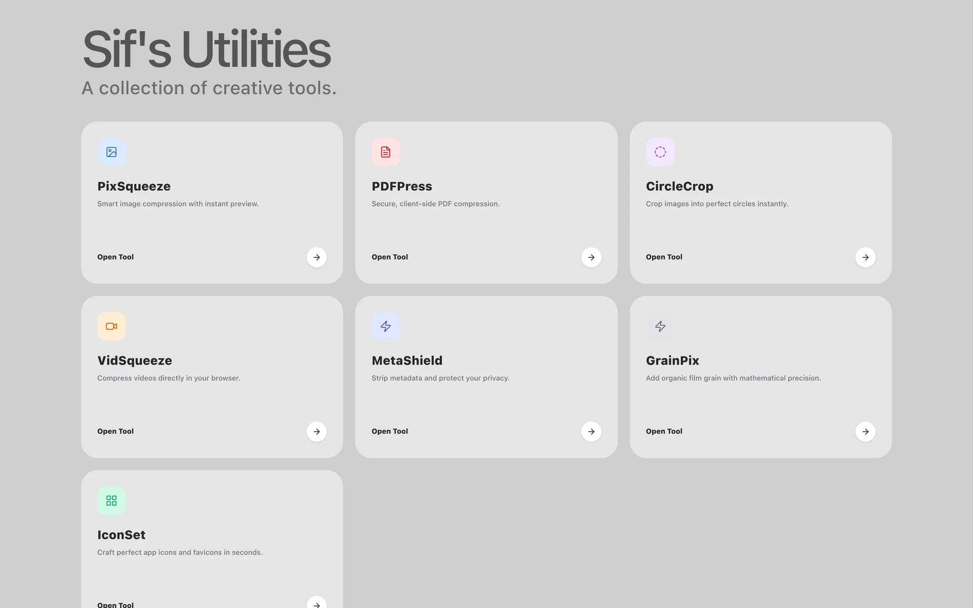 Refreshed utilities index